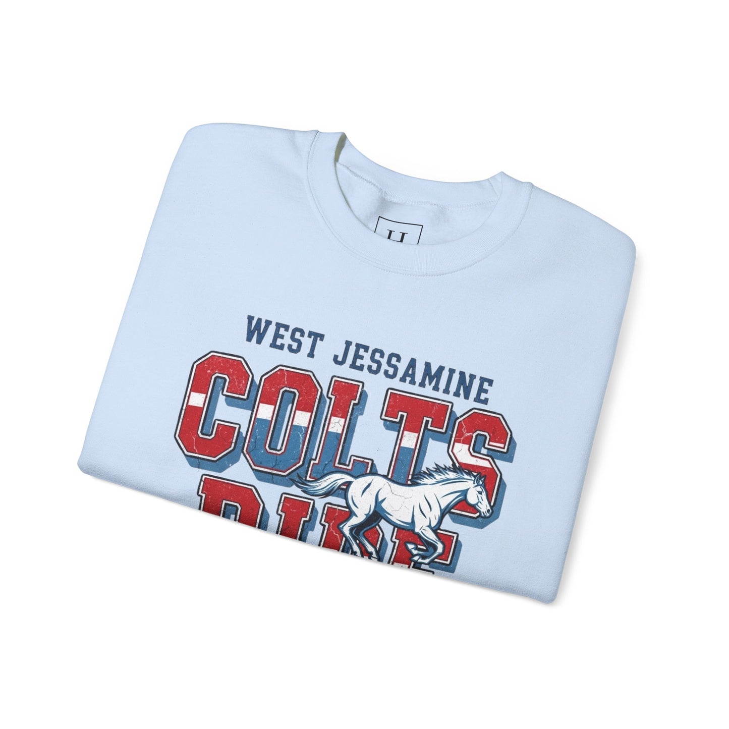 Crewneck Sweatshirt - West Jess RIDE COLTS Sweater