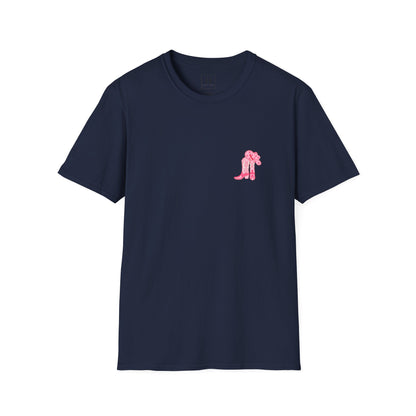 walk by faith cowgirl boot christian shirt (front and back)