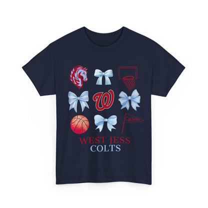 West Jessamine Basketball Coquette Unisex Tee