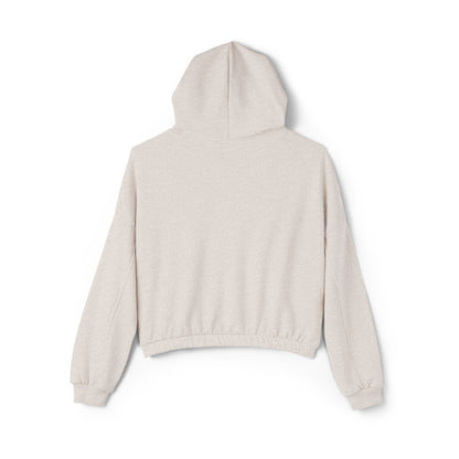 West HORSESHOE CHEER POM -- Women's Cinched/Cropped Hoodie