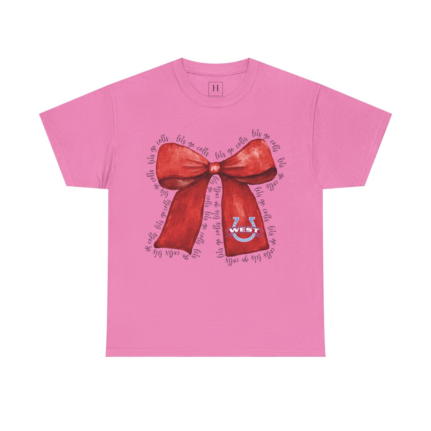 Let's Go Colts Bow - West Horseshoe Logo Unisex T-Shirt