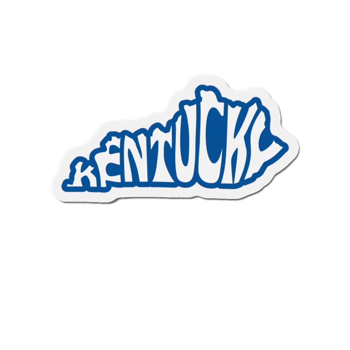 Kentucky Die-Cut Magnets for Home Decor, Stylish Refrigerator Magnet, Personalized Office Decor, Custom Gift Idea, Modern Home Accessories
