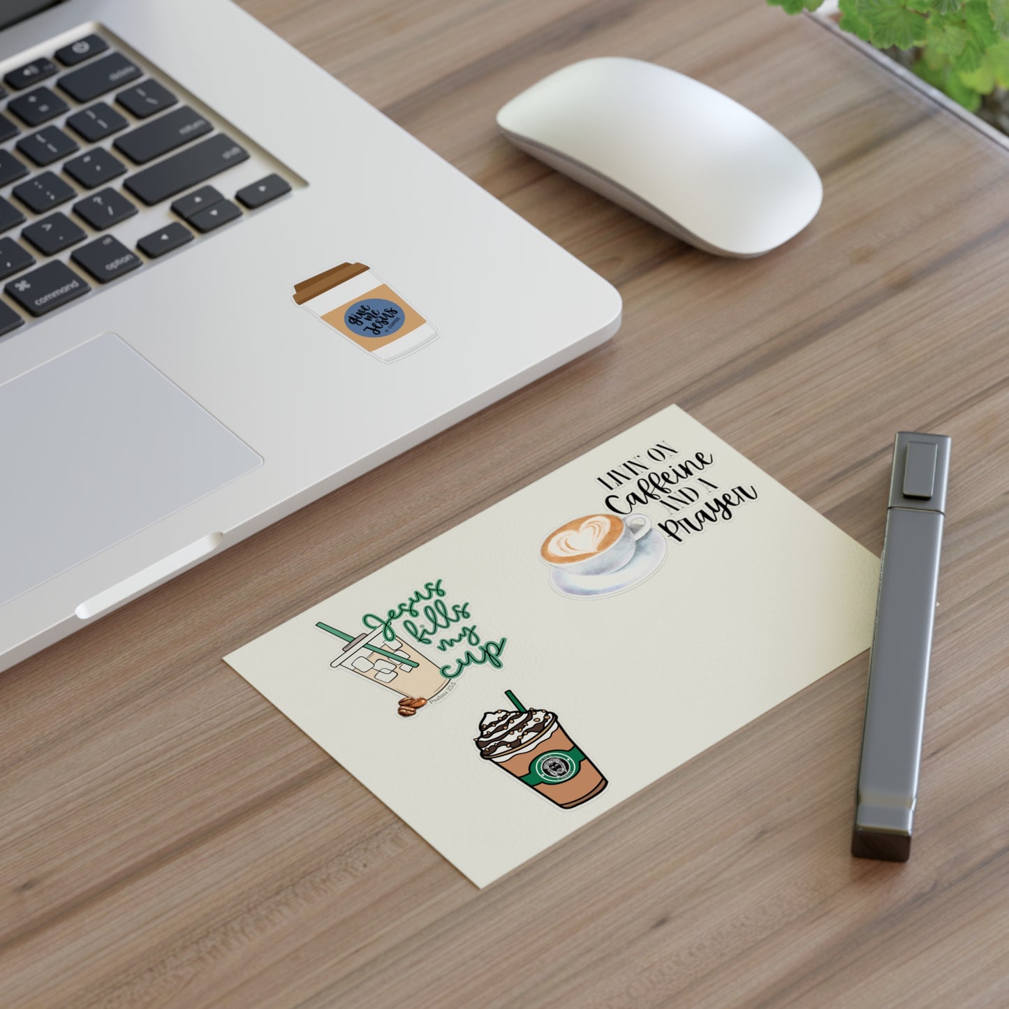 Coffee and Jesus Christian Sticker Sheets