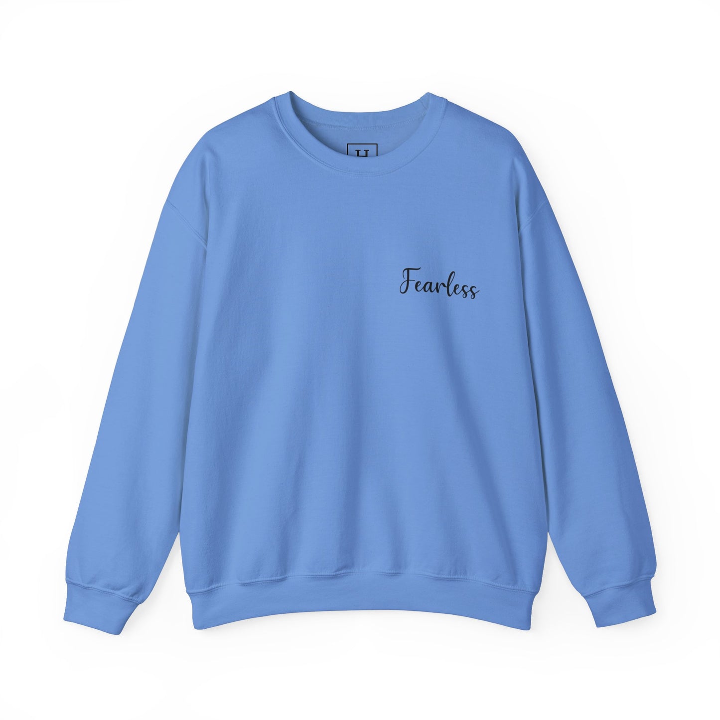 Fearless, Faith In Jesus Christian Sweater (Front and Back)