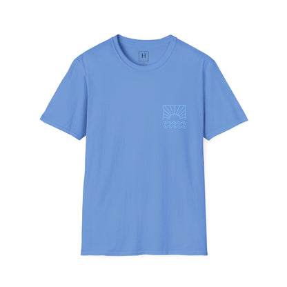 be the light christian bible blue (front and back)