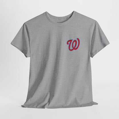 (W) Logo on Front; West Jessamine COLTS on Back —  Front & Back Unisex T-Shirt