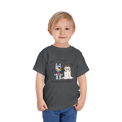 Toddler Bluey Trick or Treat T-shirt