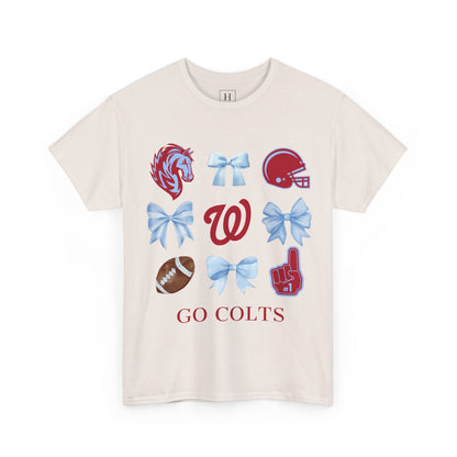 Coquette Football & Bows Unisex Tee - West Jessamine
