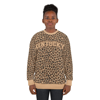 Kentucky Cheetah Print Sweatshirt — AOP Pullover