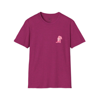 walk by faith cowgirl boot christian shirt (front and back)