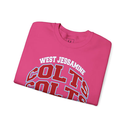 West Jessamine Colts Crewneck Sweatshirt — School Spirit Pride - Unisex