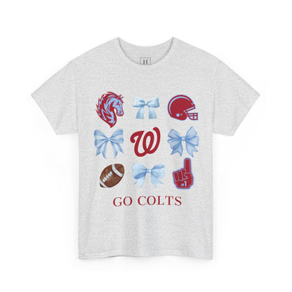 Coquette Football & Bows Unisex Tee - West Jessamine
