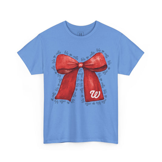 WJ Let's Go Colts Cheer Bow w/ WJ logo - Unisex Shirt