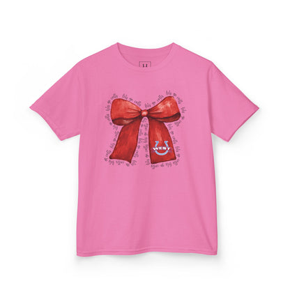 YOUTH --- Let's Go Colts Bow - West Horseshoe Logo Unisex T-Shirt