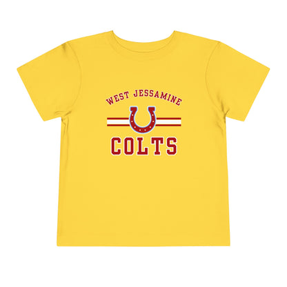Toddler; West Jessamine Colts with Horseshoe- Unisex T-shirt