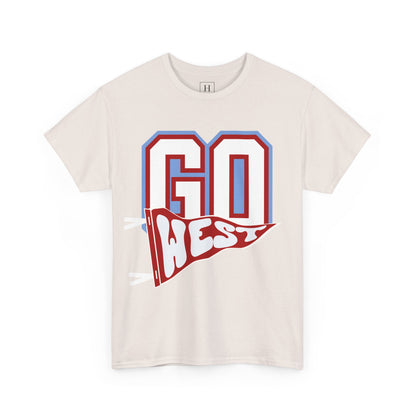 GO WEST Pennant Flag - Unisex