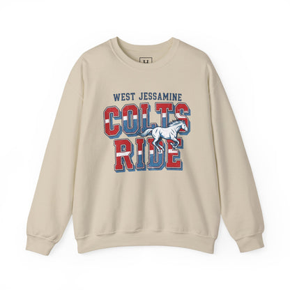 Crewneck Sweatshirt - West Jess RIDE COLTS Sweater