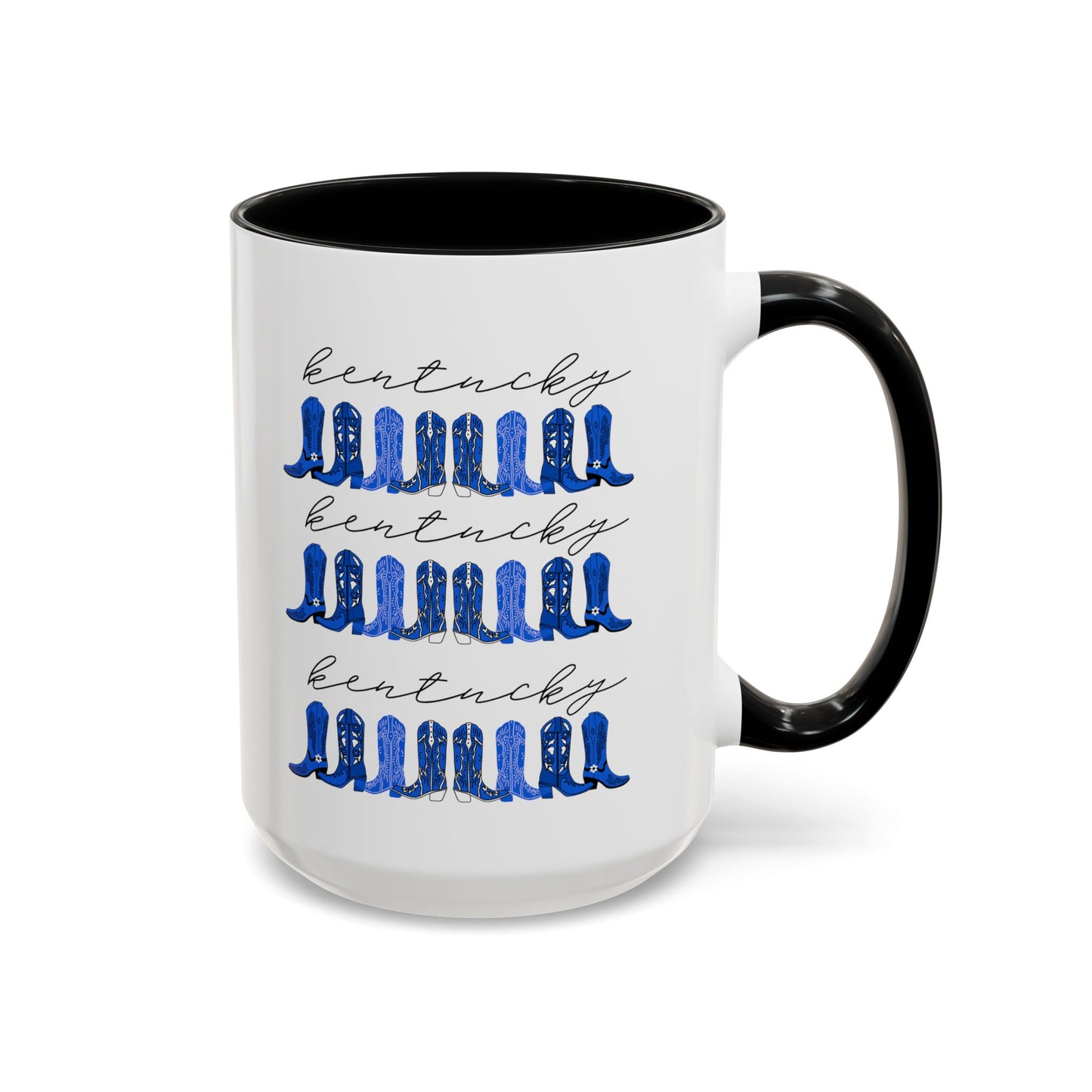 Kentucky cowgirl boots UK Blue Coffee Mug, 11oz