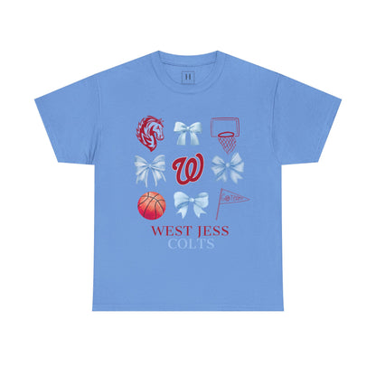West Jessamine Basketball Coquette Unisex Tee