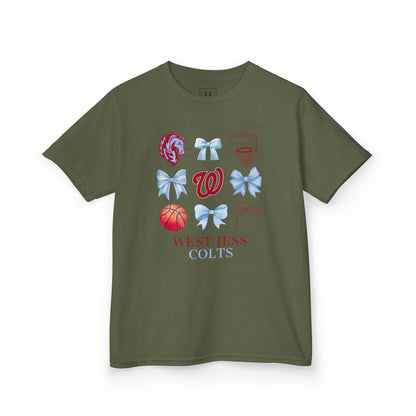 YOUTH --- West Jessamine Basketball Coquette Unisex Tee