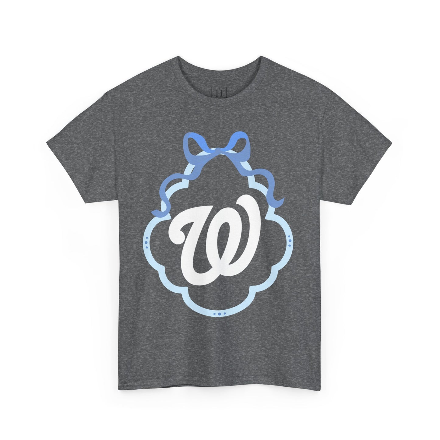 W COQUETTE BLUE BOW & BORDER