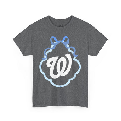 W COQUETTE BLUE BOW & BORDER