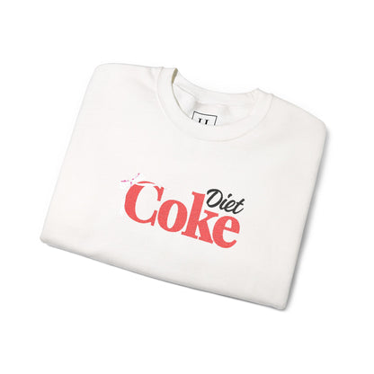 Bow 'Diet Coke' Crewneck Sweatshirt - Embroidered