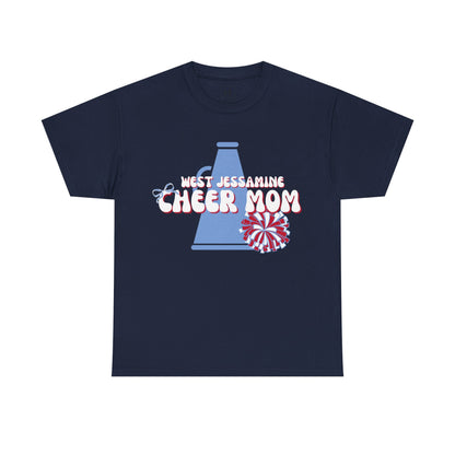 West Jessamine Cheer Mom Megaphone & Pom - Unisex Shirt