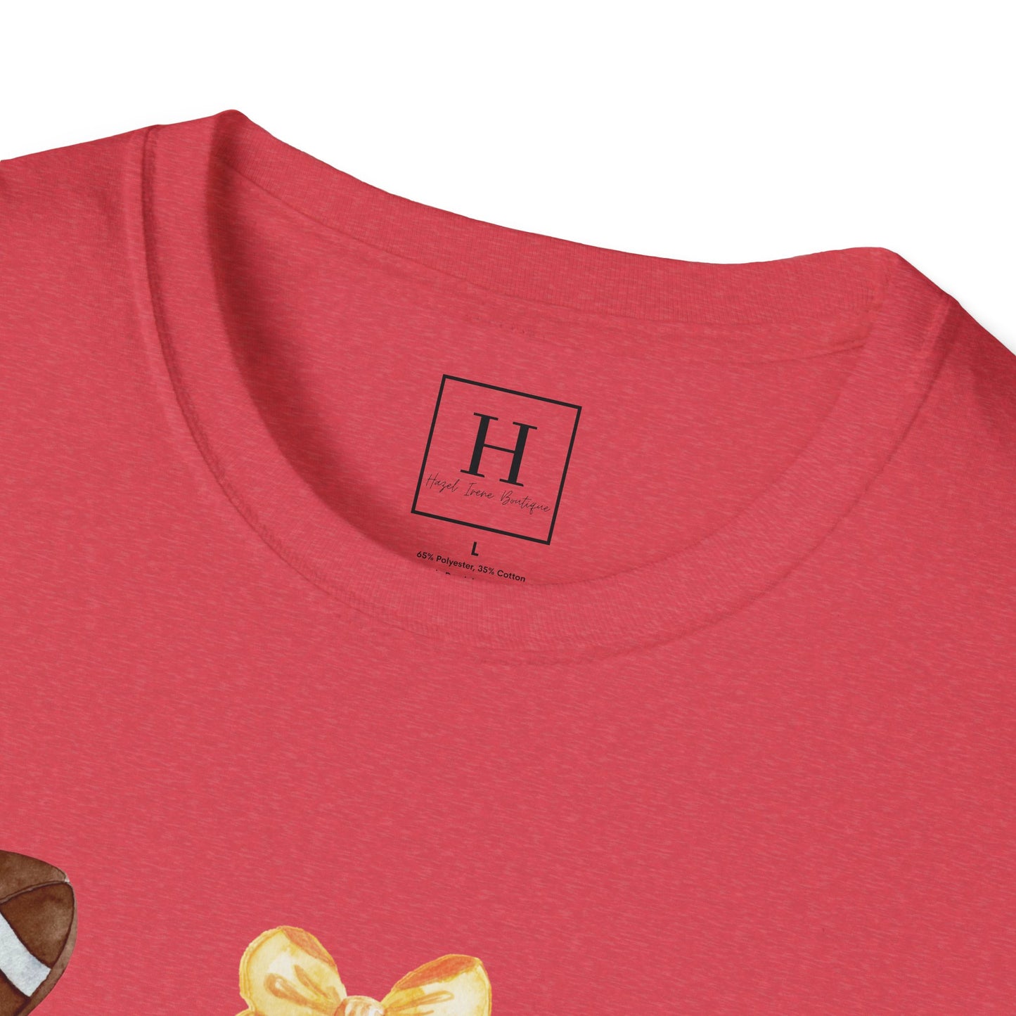 Bows & Football T-Shirt (Front Only)