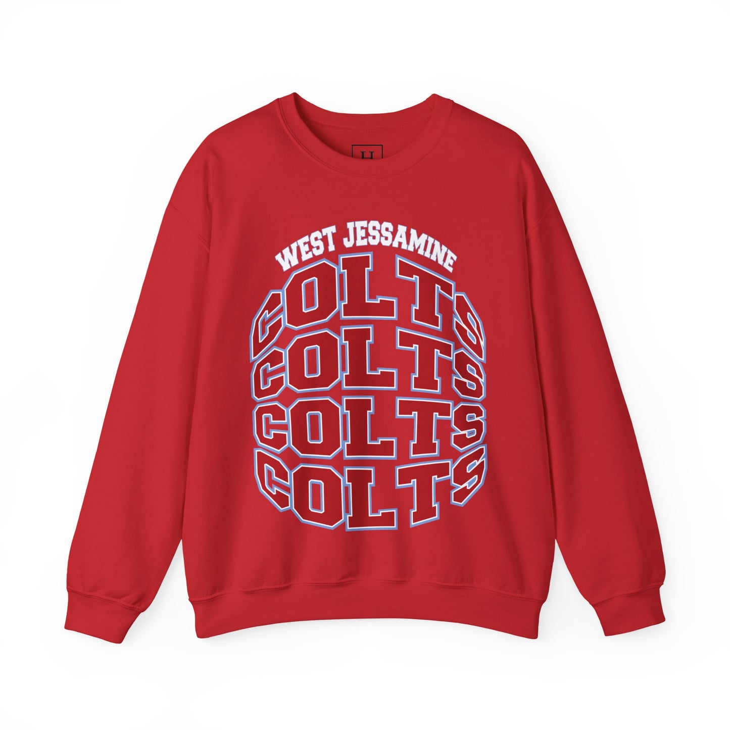 West Jessamine Colts Crewneck Sweatshirt — School Spirit Pride - Unisex