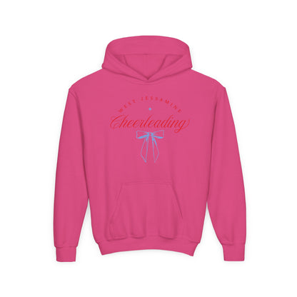 Youth Hoodie -- Cheerleading Bows Unisex Tee - West Jessamine Coquette Design