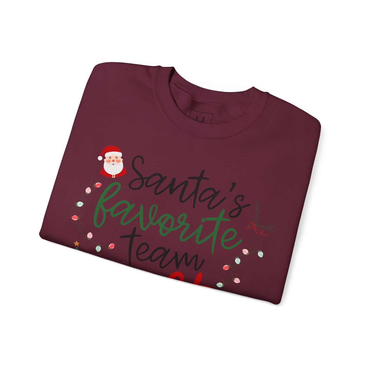 Santa's Favorite Team - COLTS - Christmas Sweatshirt - Unisex