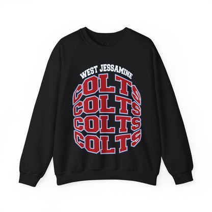 West Jessamine Colts Crewneck Sweatshirt — School Spirit Pride - Unisex