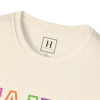 Bright Rainbow Color Faith Christian T-shirt