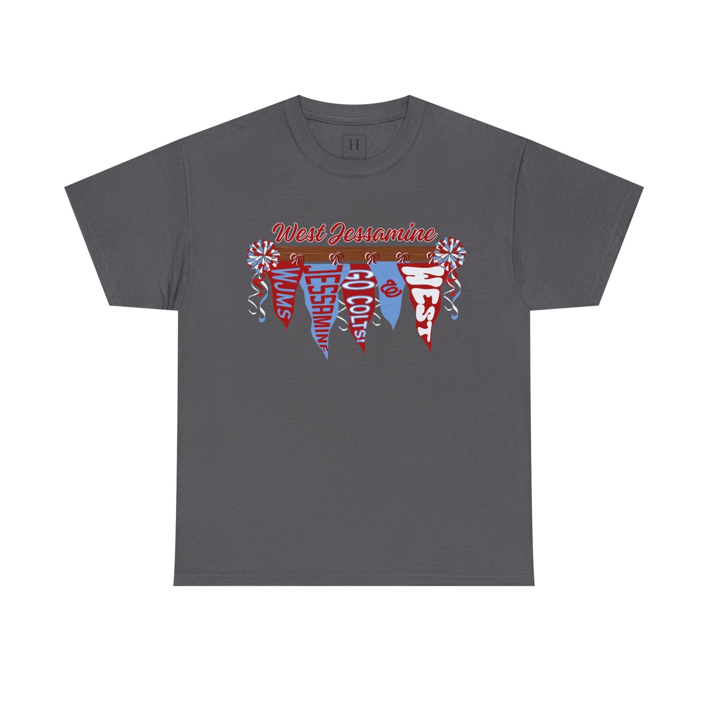WJMS : West Jessamine Pennant Flags - Unisex Shirt