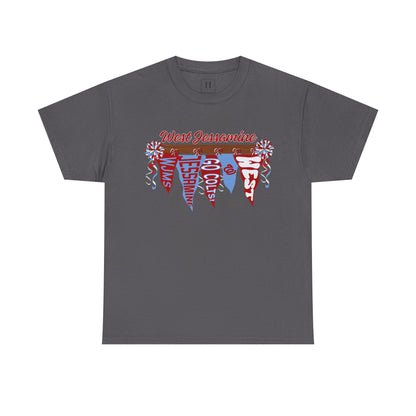 WJMS : West Jessamine Pennant Flags - Unisex Shirt