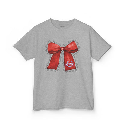 YOUTH --- Let's Go Colts Bow - West Horseshoe Logo Unisex T-Shirt