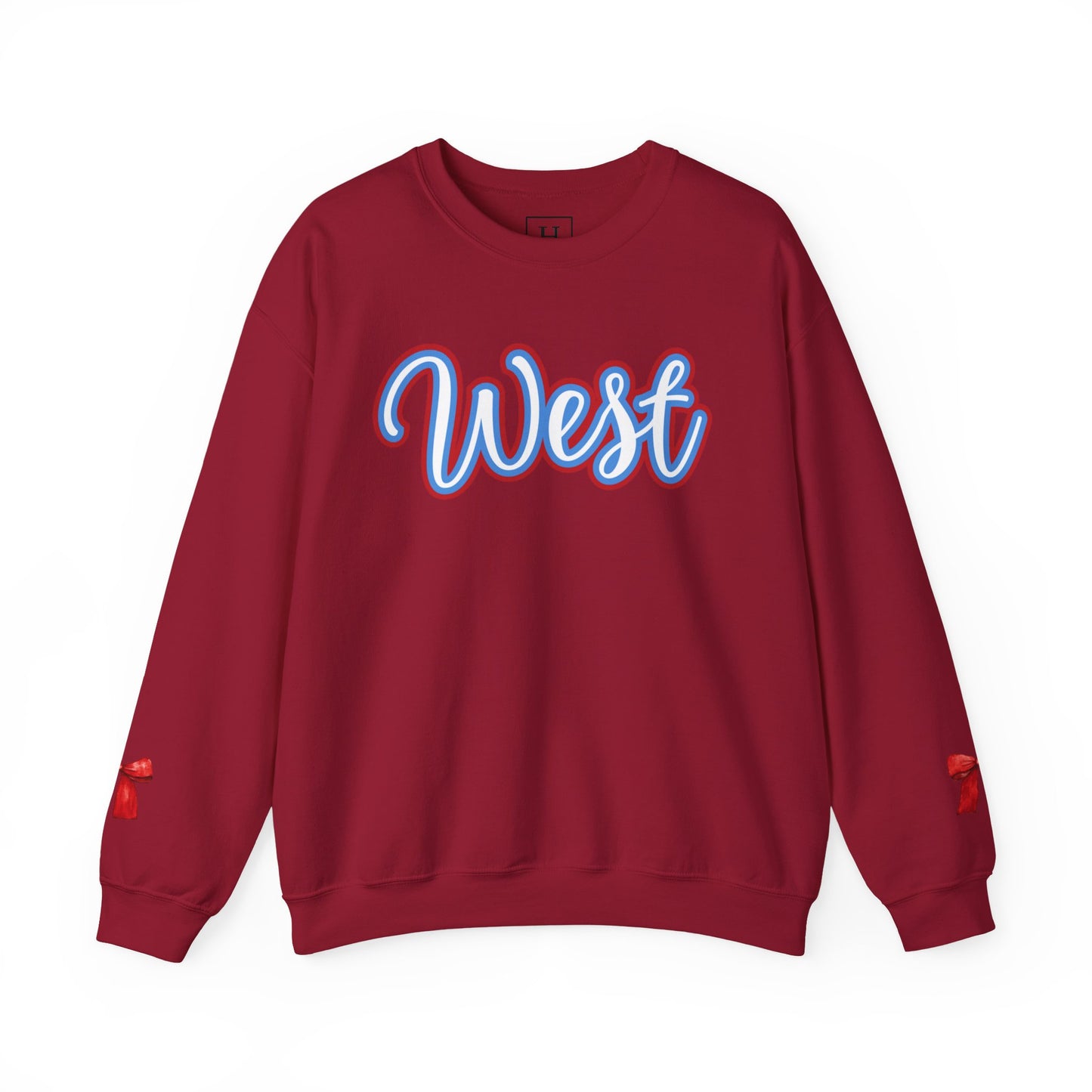 WJ WEST Jessamine -- Bows on Sleeves -- Unisex Sweatshirt
