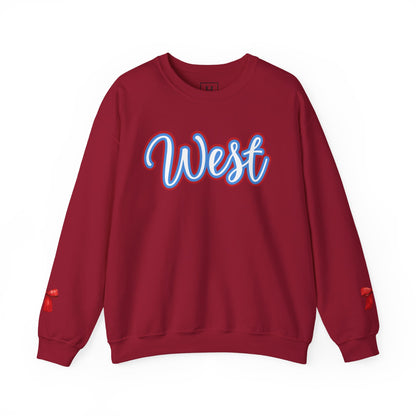 WJ WEST Jessamine -- Bows on Sleeves -- Unisex Sweatshirt