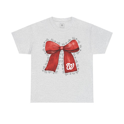 Let's Go Colts Bow - W Logo Unisex T-Shirt