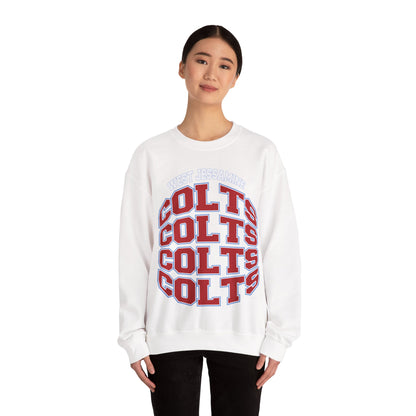 West Jessamine Colts Crewneck Sweatshirt — School Spirit Pride - Unisex