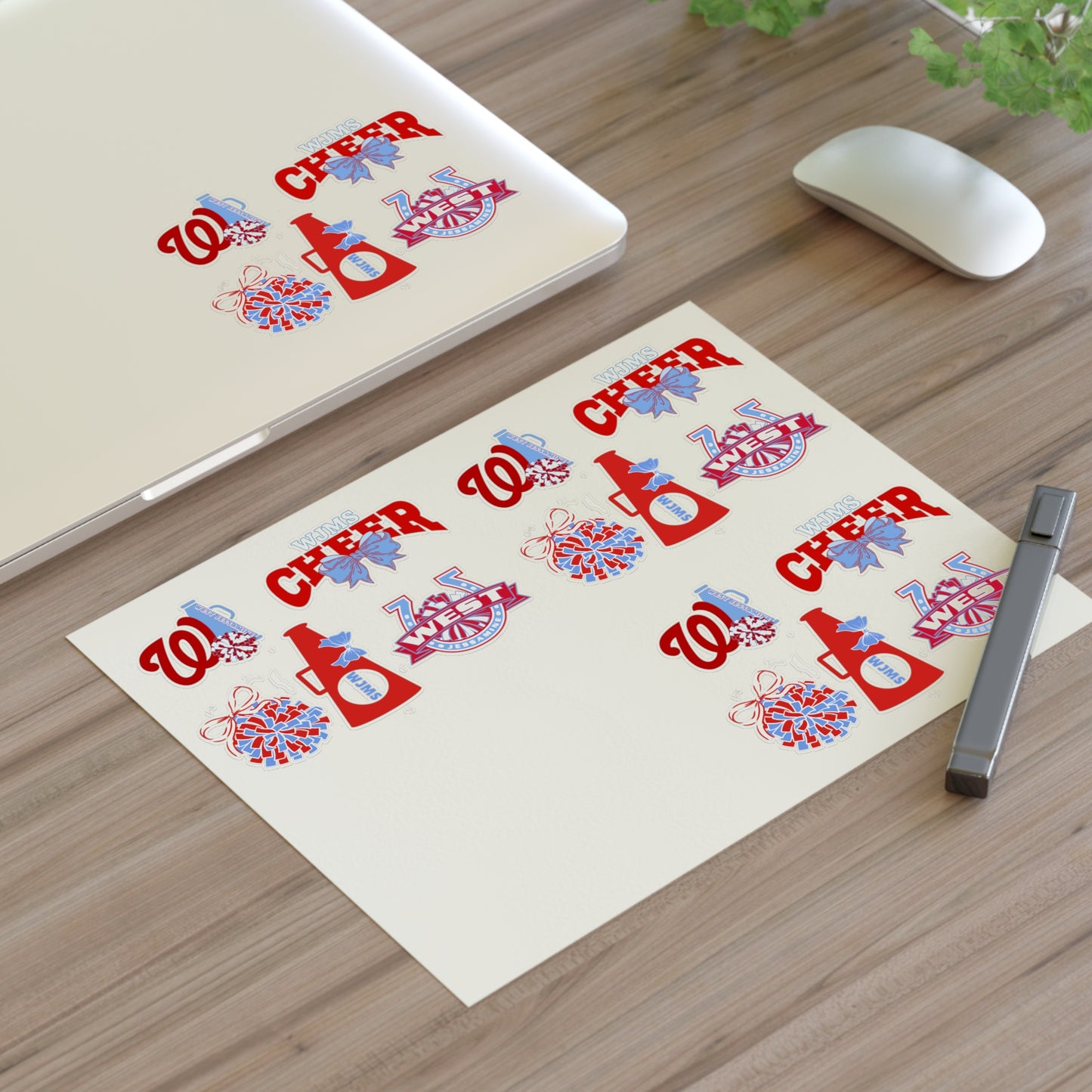 WJMS CHEER STICKERS (20 total)