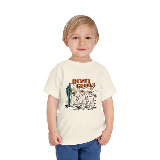 Toddler Howdy Ghouls Halloween T-shirt