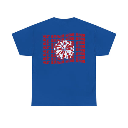 West Jessamine WJMS Colts Fan Tee —  Front & Back Unisex Tee