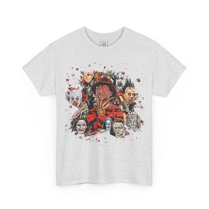 Halloween; Classic Horror Characters with Blood Splatter -- Unisex