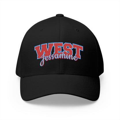 West Jessamine - Colts Pennant on Left Side - Embroidered Baseball Cap — Retro Game Day School Spirit