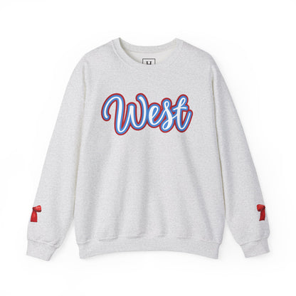 WJ WEST Jessamine -- Bows on Sleeves -- Unisex Sweatshirt