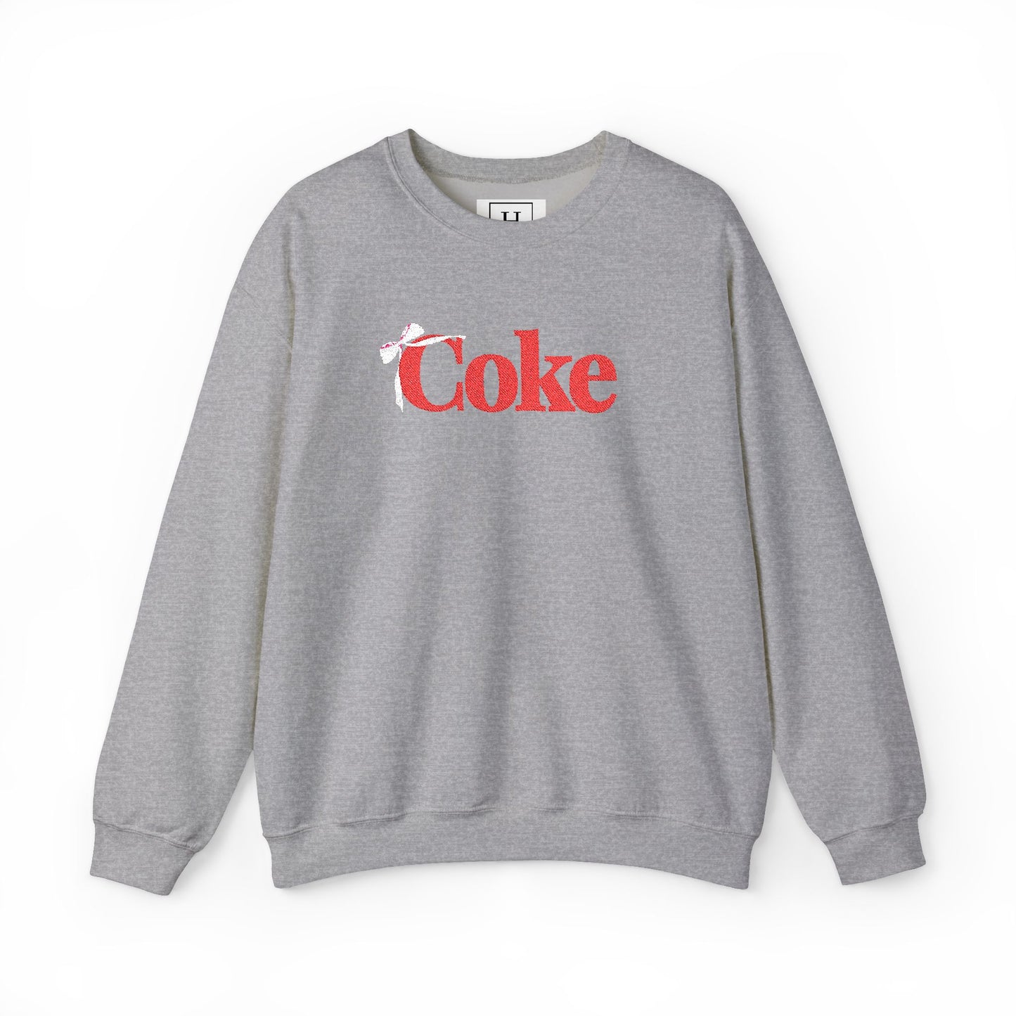 Bow 'Coke' Crewneck Sweatshirt - Embroidered