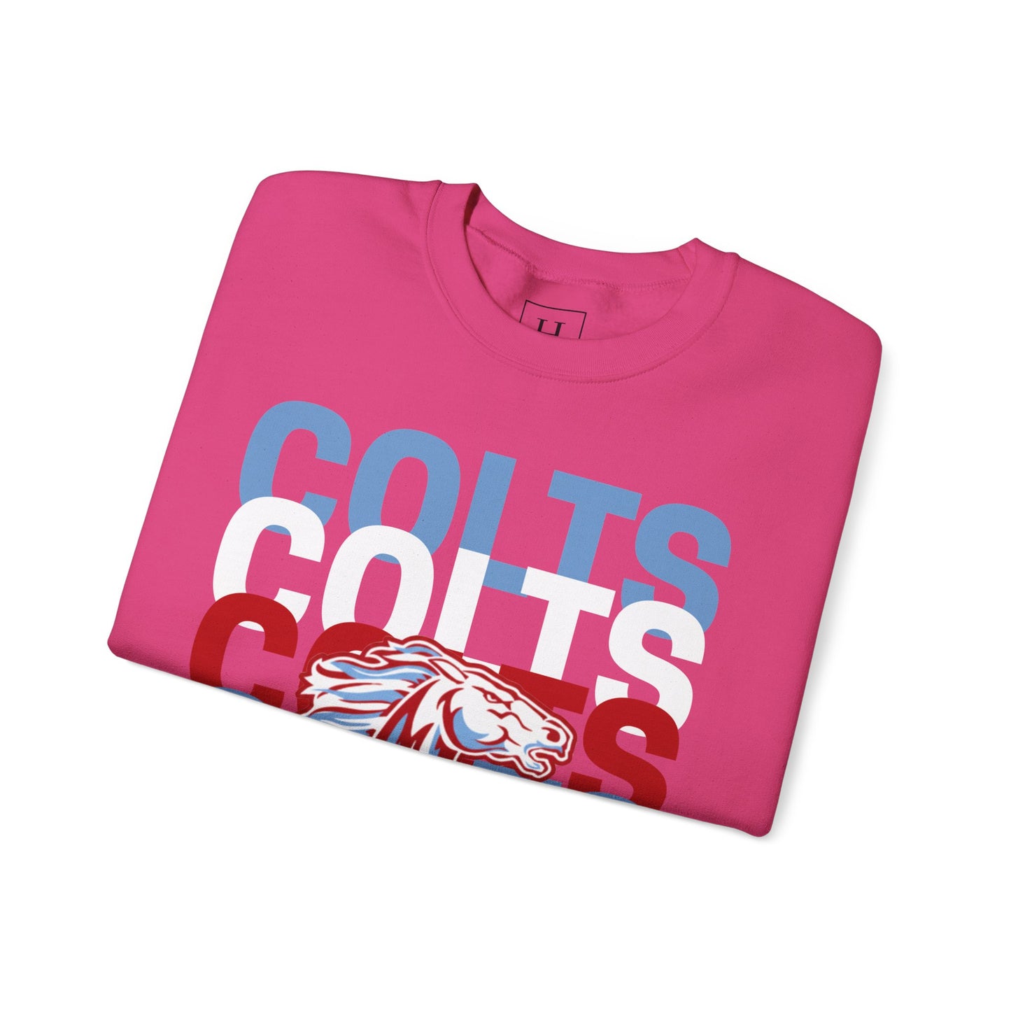 COLTS with Horse Logo - Christmas Sweatshirt - Unisex