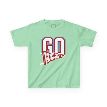 YOUTH -- GO WEST Pennant Flag - Unisex